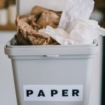 paper rubbish trash bin